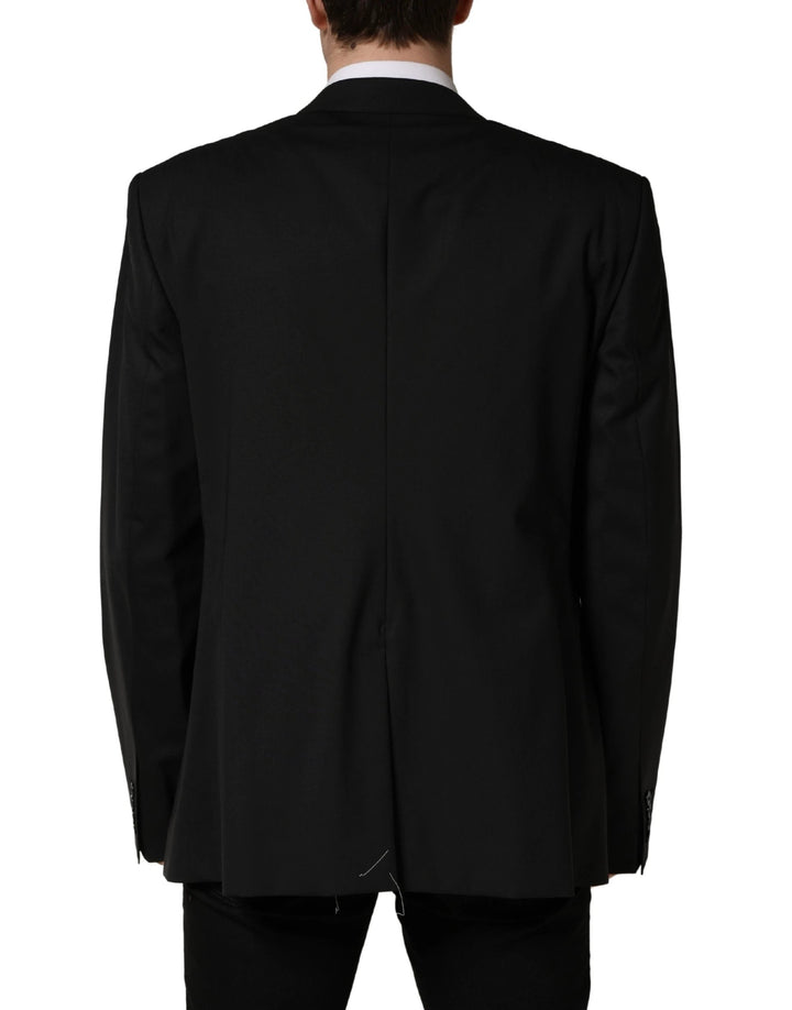 Dolce &amp; Gabbana Black Single Breasted 2 Button Suit Jacket