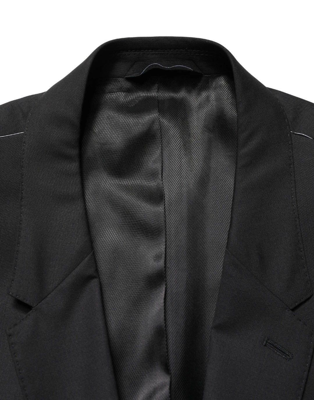 Dolce &amp; Gabbana Black Single Breasted 2 Button Suit Jacket