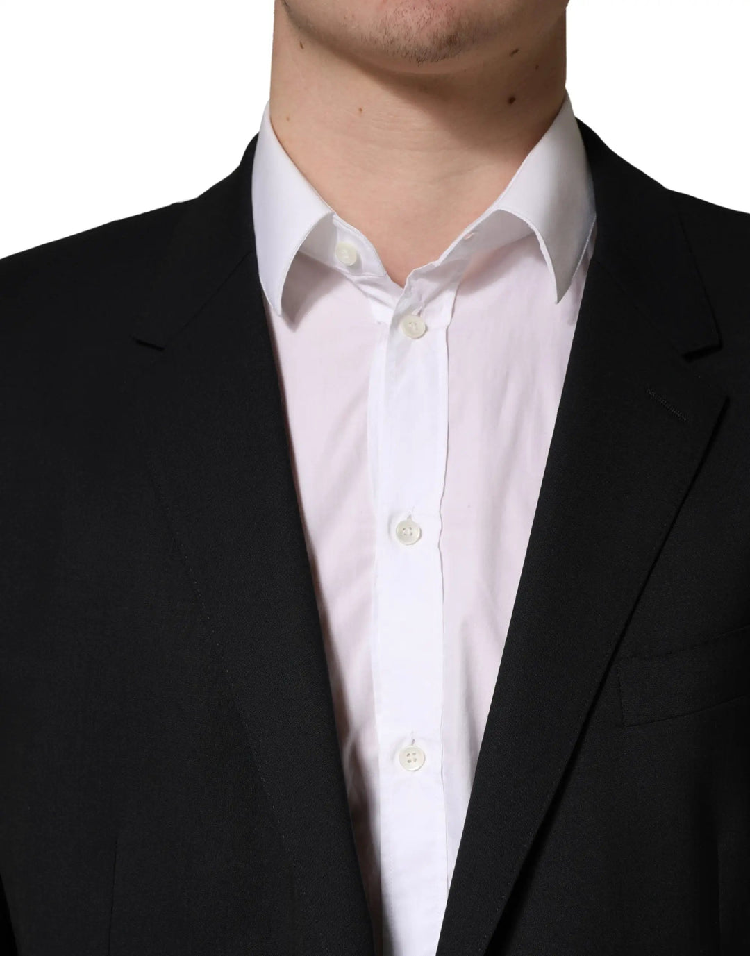 Dolce &amp; Gabbana Blue Single Breasted 2 Button Suit Jacket
