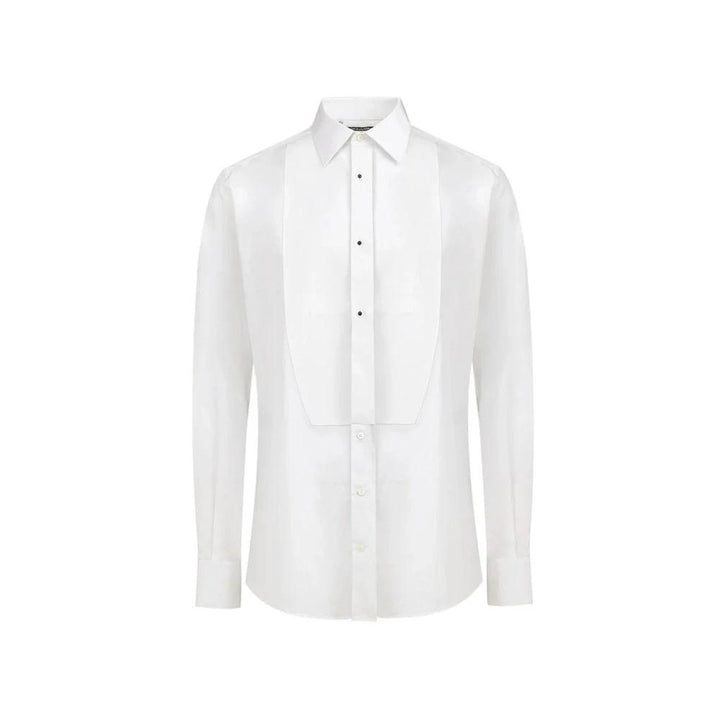 Dolce &amp; Gabbana White Cotton Dress Shirt