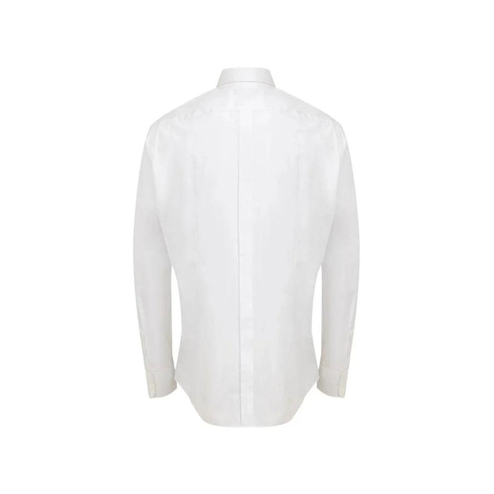 Dolce &amp; Gabbana White Cotton Dress Shirt