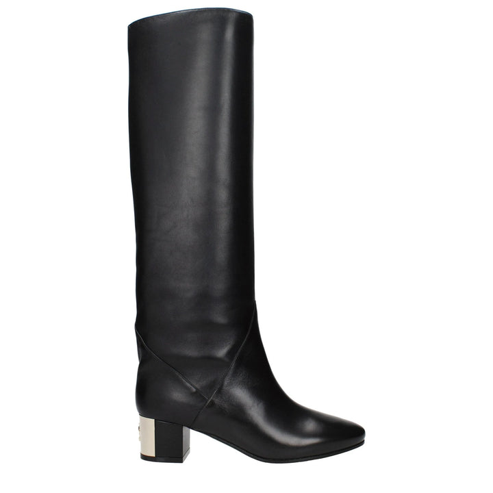 Jimmy Choo Black Leather Boots