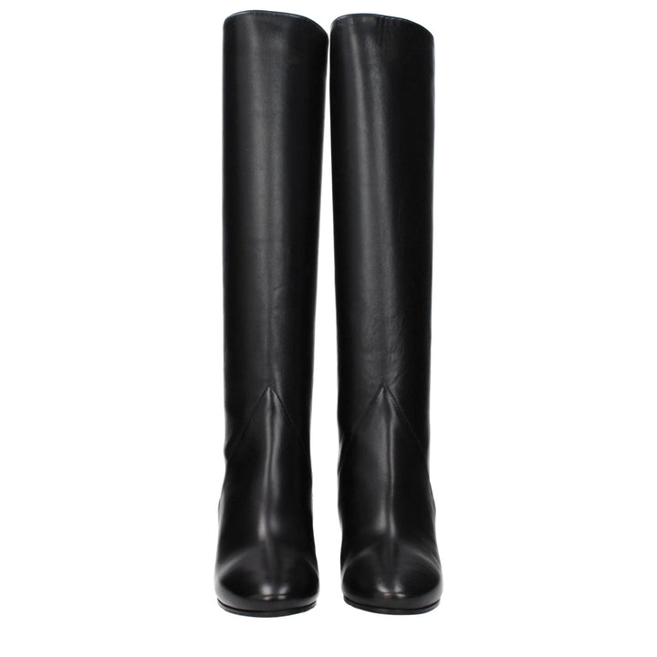 Jimmy Choo Black Leather Boots