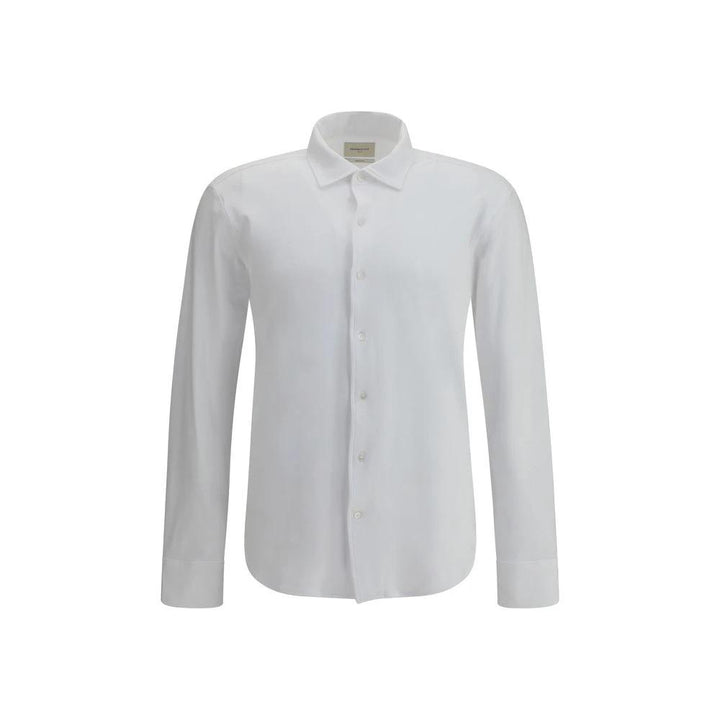 Brooksfield White Cotton Dress Shirt