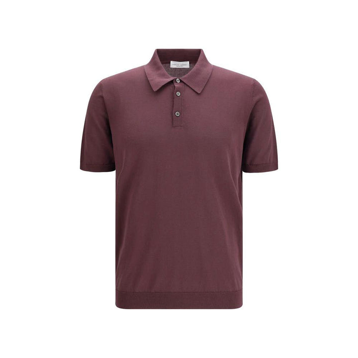 Roberto Collina Purple Cotton Polo Shirt
