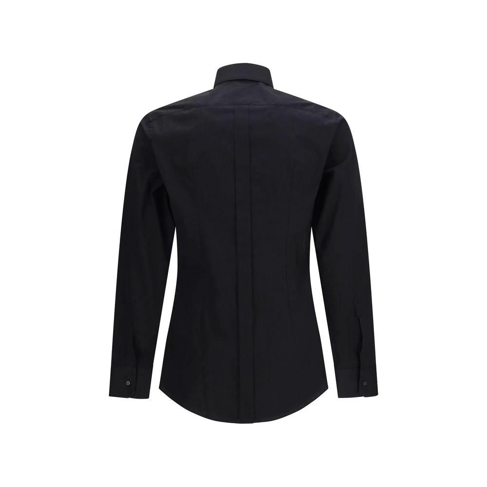 Dolce & Gabbana Black Cotton Dress Shirt