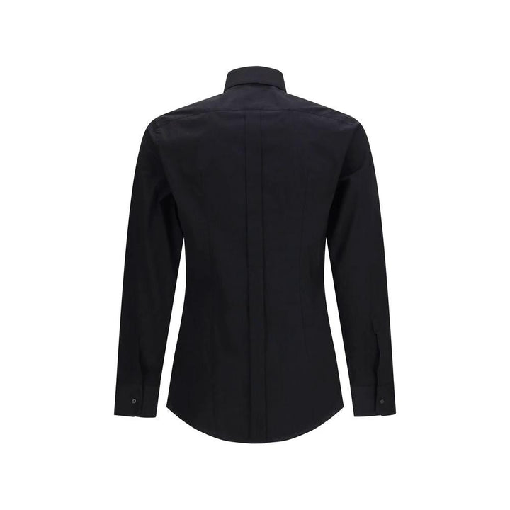 Dolce & Gabbana Black Cotton Dress Shirt