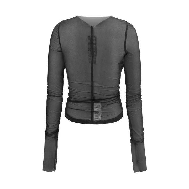 Rick Owens Black Nylon Blouse