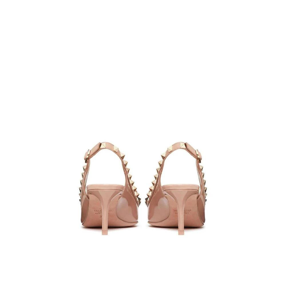 Valentino Garavani Beige Calfskin High Heel Pumps
