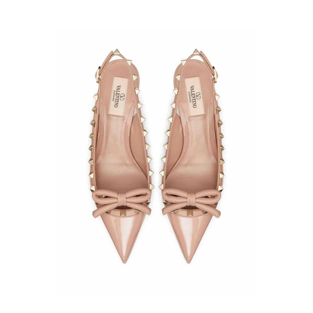 Valentino Garavani Beige Calfskin High Heel Pumps