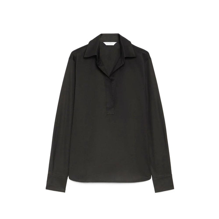 Max Mara Black Cotton Shirt