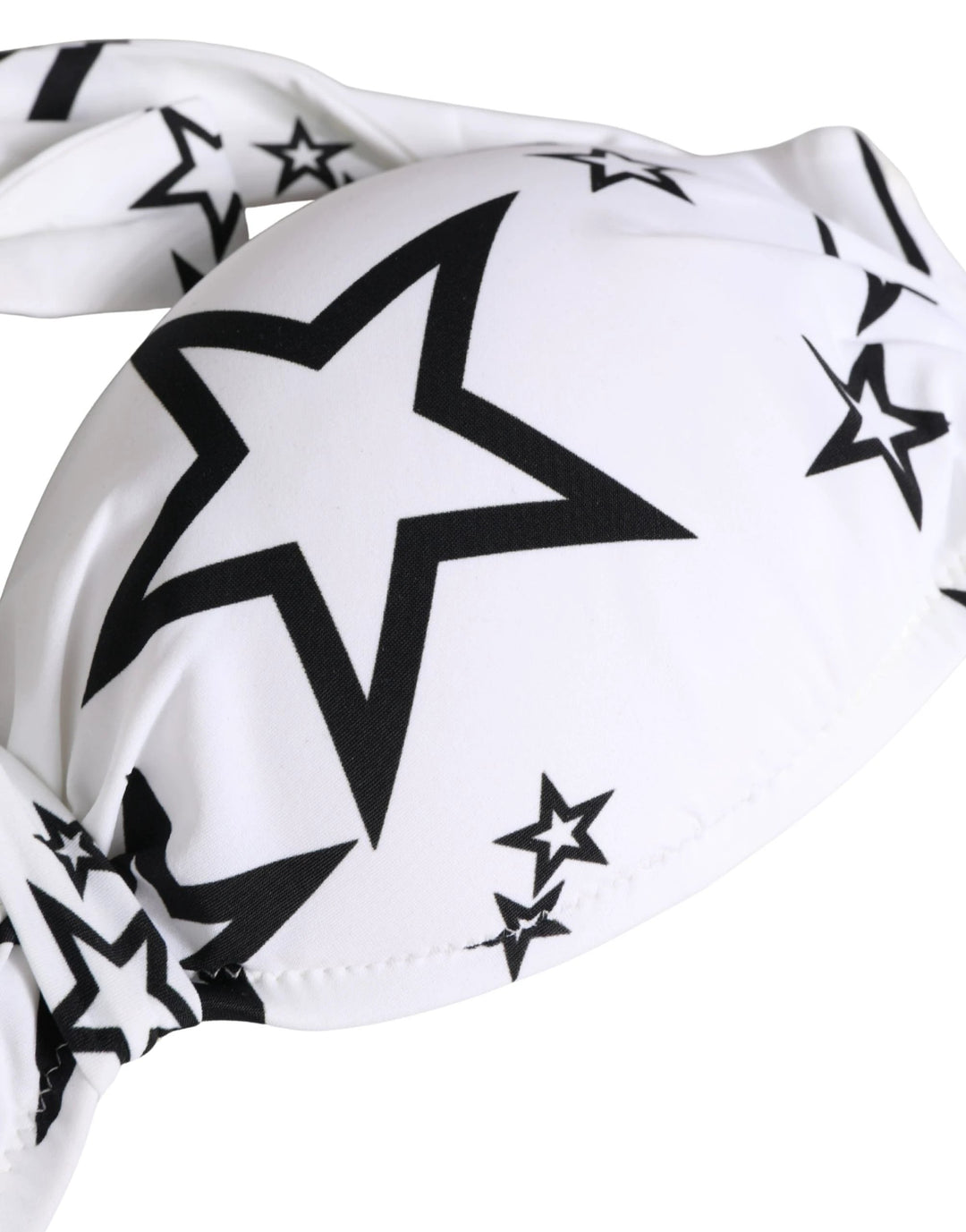Dolce &amp; Gabbana White Millennials Star Padded Bandeau Underwear