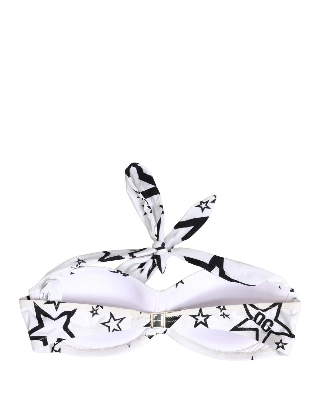 Dolce &amp; Gabbana White Millennials Star Padded Bandeau Underwear