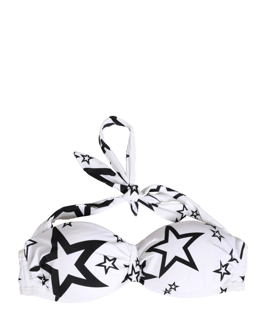 Dolce &amp; Gabbana White Millennials Star Padded Bandeau Underwear