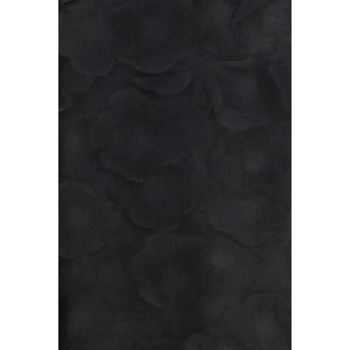 Max Mara Black Silk Long Skirt