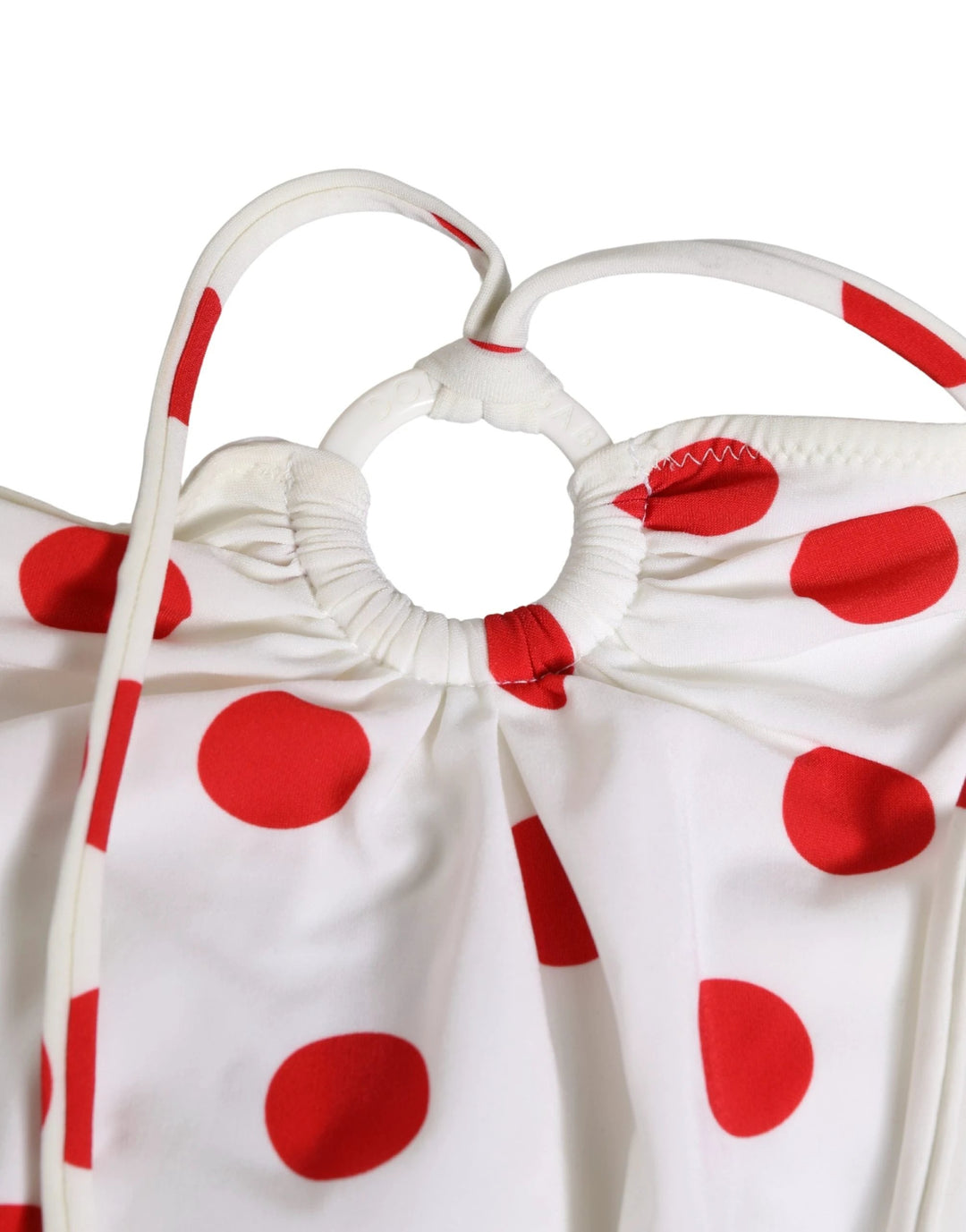 Dolce &amp; Gabbana Sample Sale | Dolce &amp; Gabbana White Polka Dot One-Piece Swimsuit Swimwear - | Designer outlet