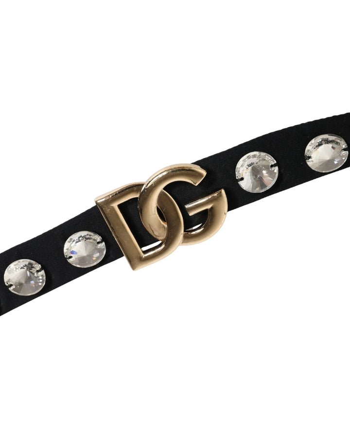 Dolce &amp; Gabbana Sample Sale | Dolce &amp; Gabbana Black Crystal Embellished Bikini Bottom Swimwear - | Designer outlet