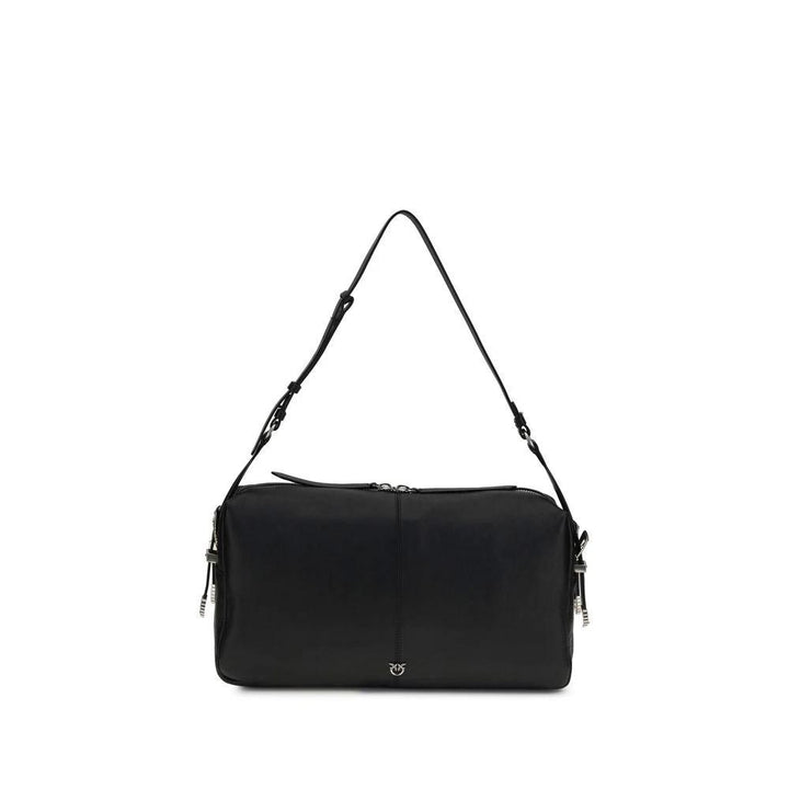 PINKO Sample Sale | PINKO Black Calf Leather Bos Taurus Shoulder Bag - | Designer outlet