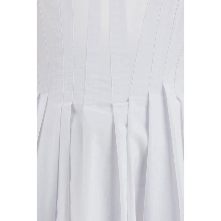 Max Mara Sample Sale | Max Mara White Cotton Casual Dress - | Designer outlet
