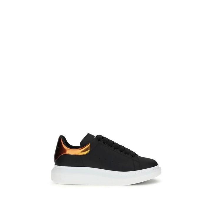 Alexander McQueen Sample Sale | Alexander McQueen Black Calf Leather Bos Taurus Platform Sneakers - | Designer outlet