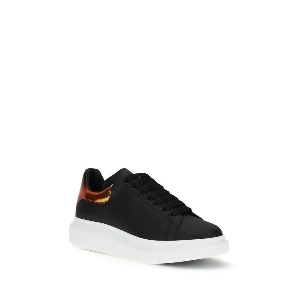 Alexander McQueen Sample Sale | Alexander McQueen Black Calf Leather Bos Taurus Platform Sneakers - | Designer outlet