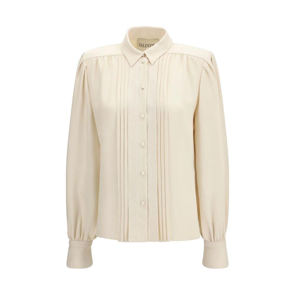 Valentino Sample Sale | Valentino Beige Silk Shirt - | Designer outlet
