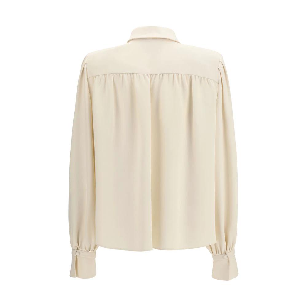 Valentino Sample Sale | Valentino Beige Silk Shirt - | Designer outlet