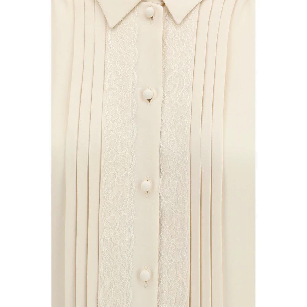 Valentino Sample Sale | Valentino Beige Silk Shirt - | Designer outlet
