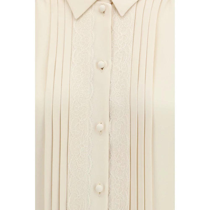 Valentino Sample Sale | Valentino Beige Silk Shirt - | Designer outlet
