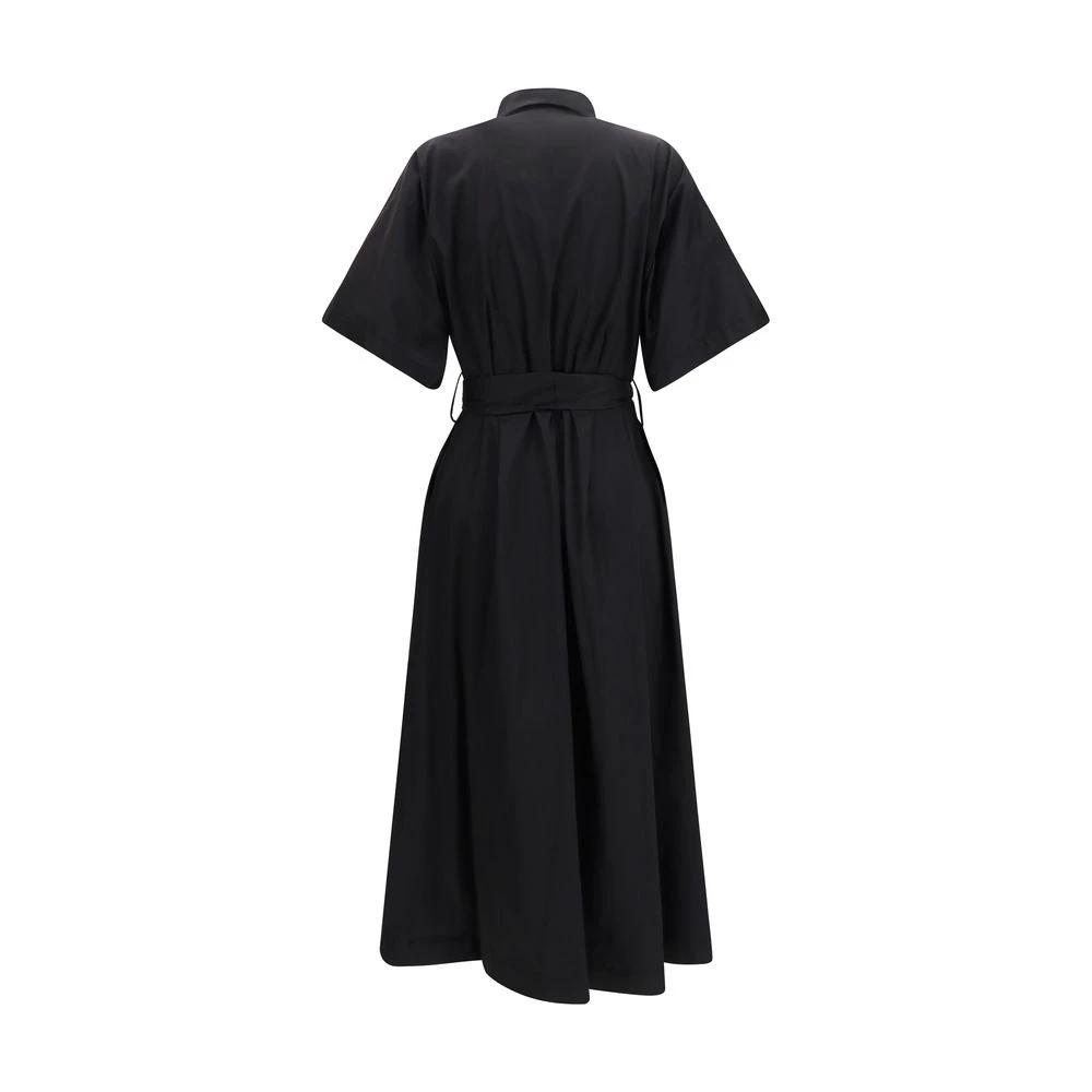 Ella Sample Sale | Ella Black Cotton Casual Dress - | Designer outlet