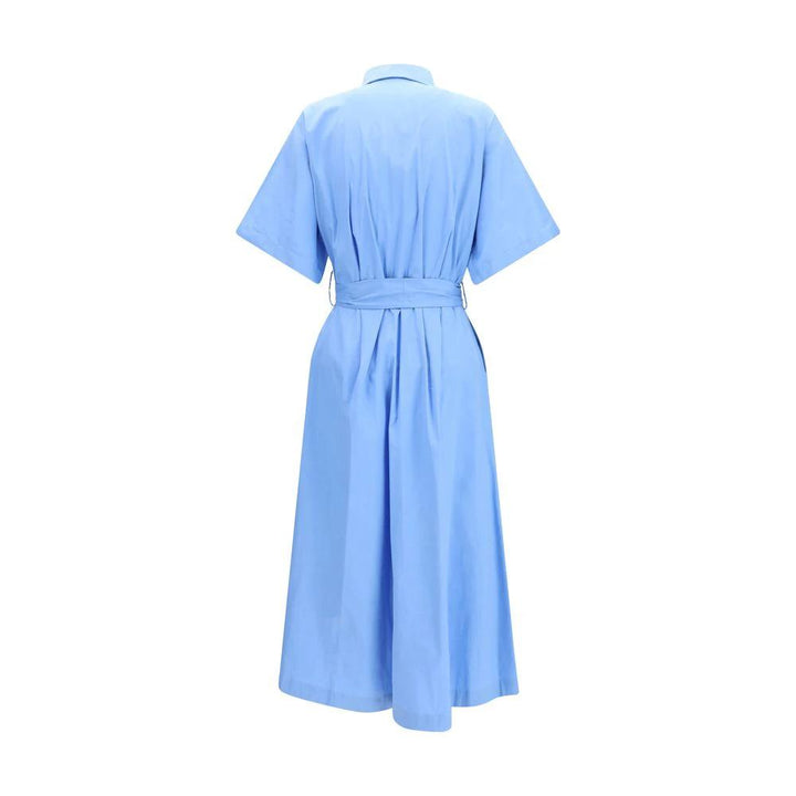 Ella Sample Sale | Ella Blue Cotton Casual Dress - | Designer outlet