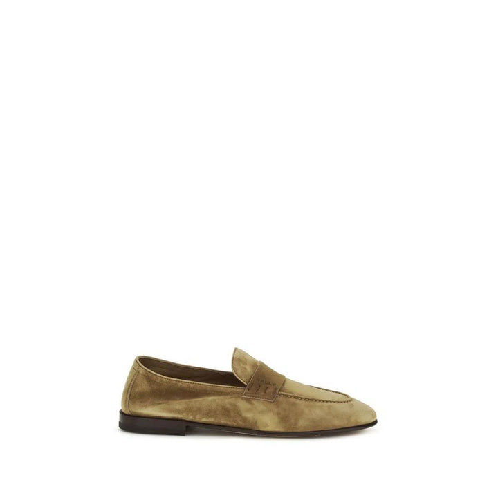 Bally Sample Sale | Bally Beige Calf Leather Bos Taurus Slip-On Loafers - | Designer outlet
