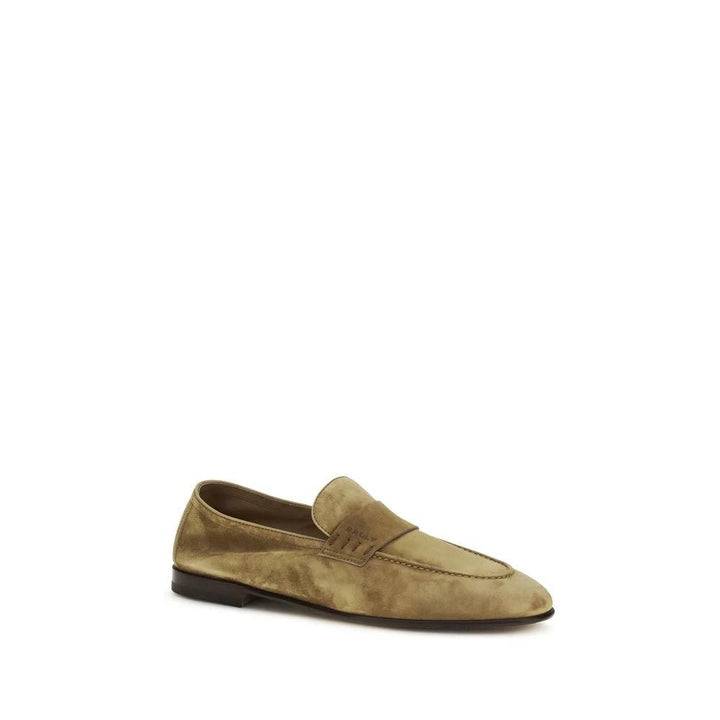 Bally Sample Sale | Bally Beige Calf Leather Bos Taurus Slip-On Loafers - | Designer outlet