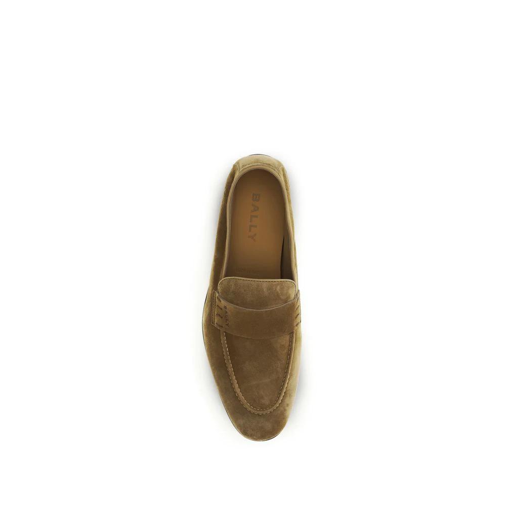 Bally Sample Sale | Bally Beige Calf Leather Bos Taurus Slip-On Loafers - | Designer outlet