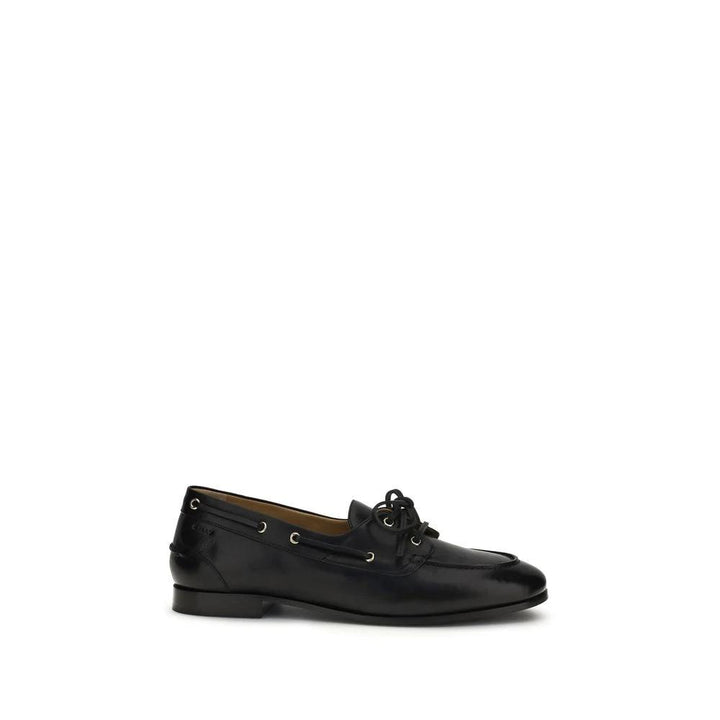 Bally Sample Sale | Bally Black Buffalo Leather Slip-On Loafers - | Designer outlet