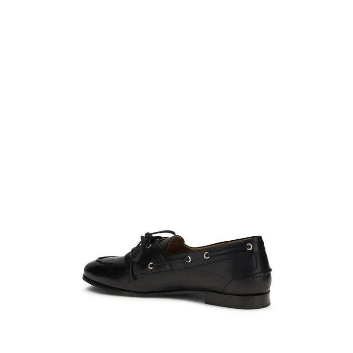 Bally Sample Sale | Bally Black Buffalo Leather Slip-On Loafers - | Designer outlet