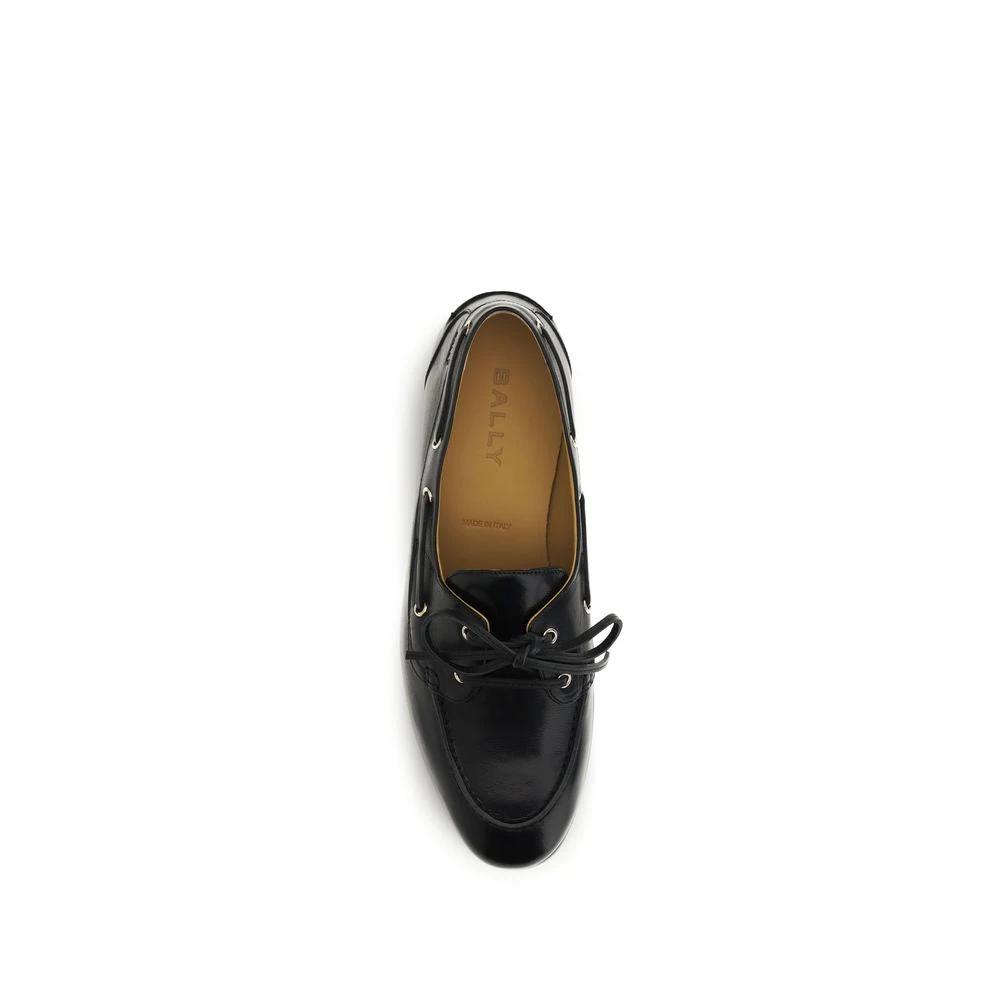Bally Sample Sale | Bally Black Buffalo Leather Slip-On Loafers - | Designer outlet