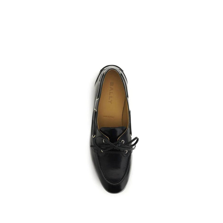 Bally Sample Sale | Bally Black Buffalo Leather Slip-On Loafers - | Designer outlet