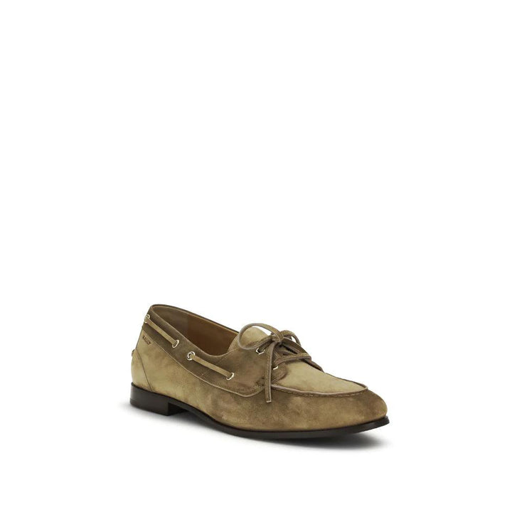 Bally Sample Sale | Bally Beige Buffalo Leather Slip-On Loafers - | Designer outlet