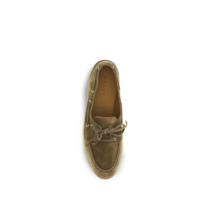Bally Sample Sale | Bally Beige Buffalo Leather Slip-On Loafers - | Designer outlet