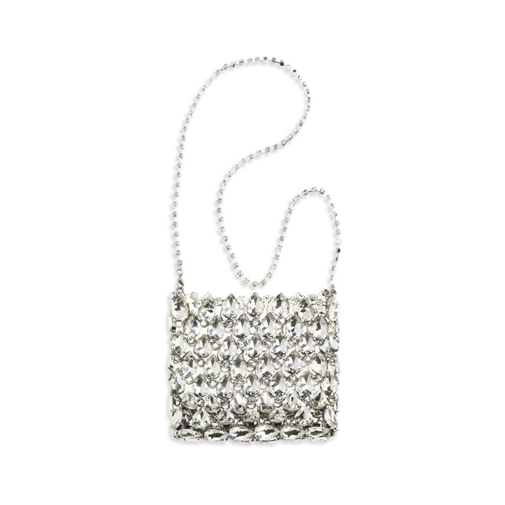 Self-Portrait Sample Sale | Self-Portrait Silver Polyester Shoulder Bag - | Designer outlet