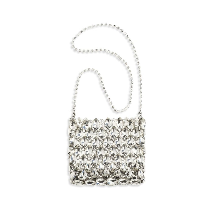 Self-Portrait Sample Sale | Self-Portrait Silver Polyester Shoulder Bag - | Designer outlet