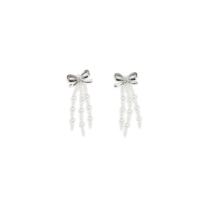 Self-Portrait Sample Sale | Self-Portrait White Brass Earrings - | Designer outlet