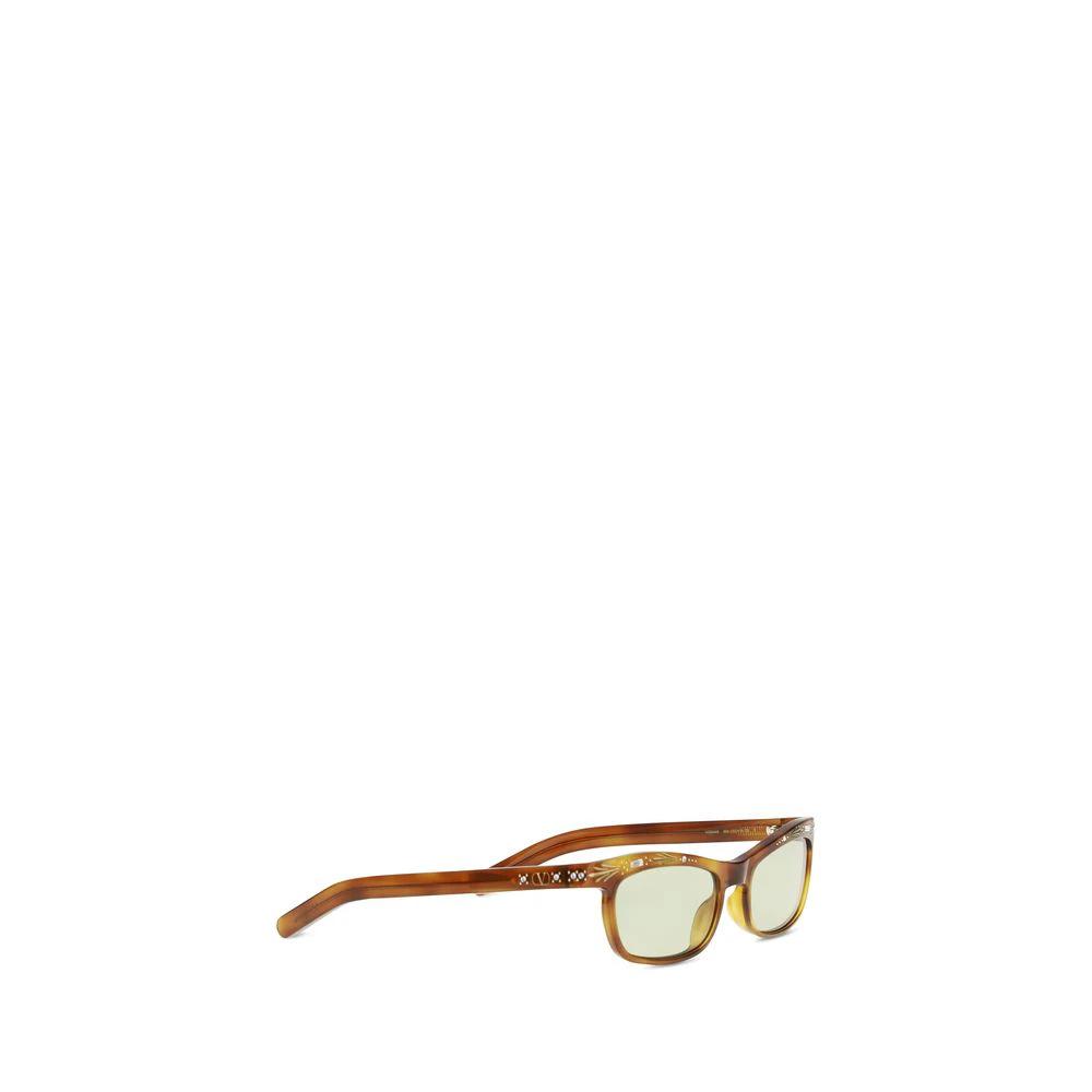 Valentino Garavani Sample Sale | Valentino Garavani Brown Acetate Sunglasses - | Designer outlet