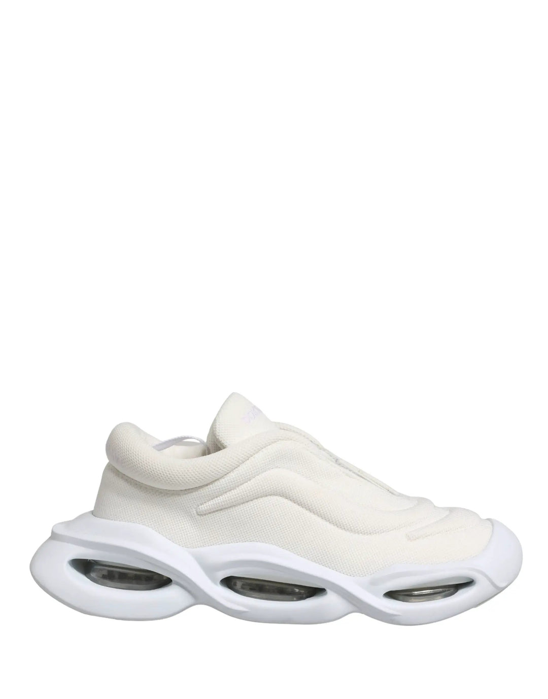 Dolce &amp; Gabbana White Slip On Wave Low Top Sneakers Shoes