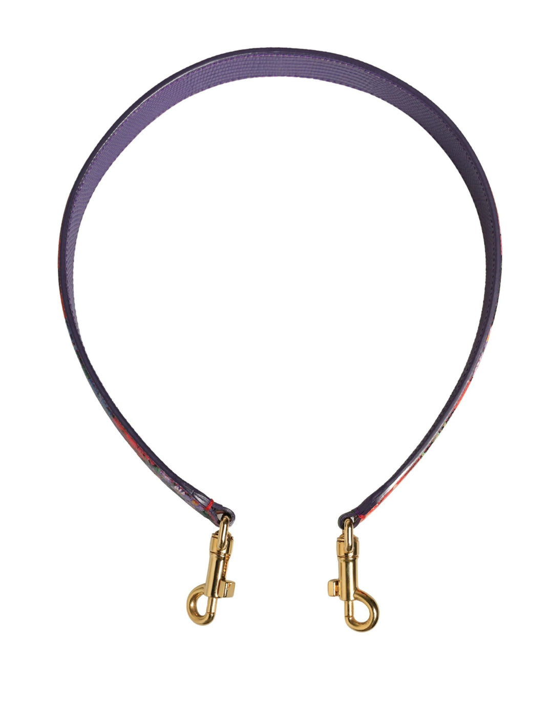 Dolce &amp; Gabbana Sample Sale | Dolce &amp; Gabbana Multicolor Floral Leather Bag Accessory Shoulder Strap - | Designer outlet