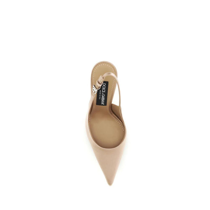 Dolce &amp; Gabbana Sample Sale | Dolce &amp; Gabbana Beige Viscose High Heel Pumps - | Designer outlet