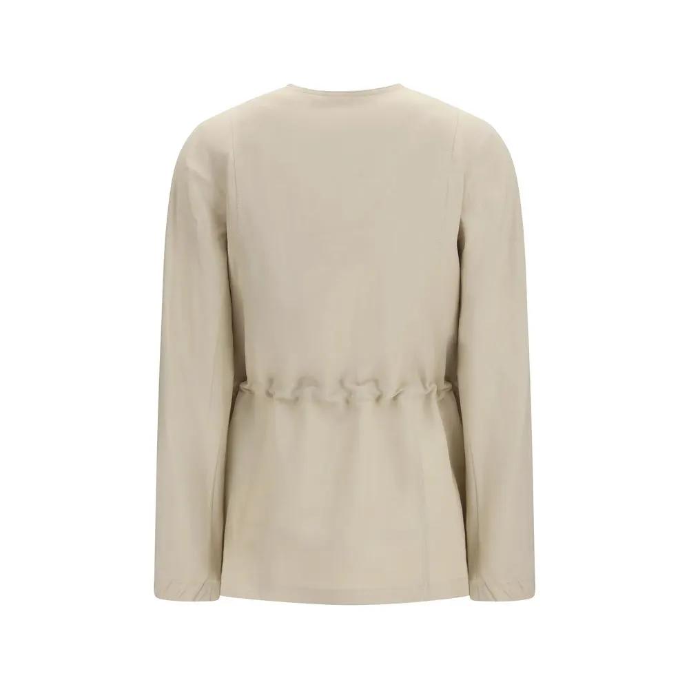 Max Mara Sample Sale | Max Mara Beige Linen Full-Length Jacket - | Designer outlet