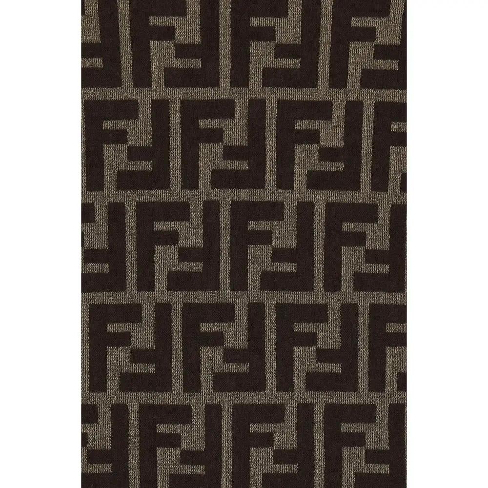 Fendi Brown Cotton T-Shirt