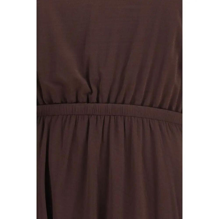 Lemaire Brown Viscose Casual Dress